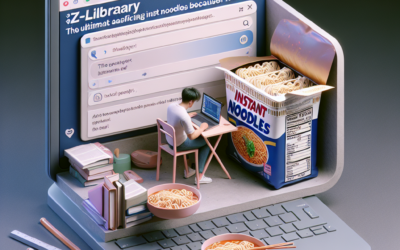 Z-Library : L’ultime raccourci pour éviter de sacrifier ses nouilles instantanées à l’autel des études !